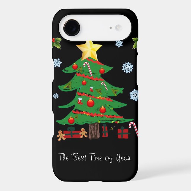 Christmas Tree with Gifts Holiday iPhone 5 Case (Back)