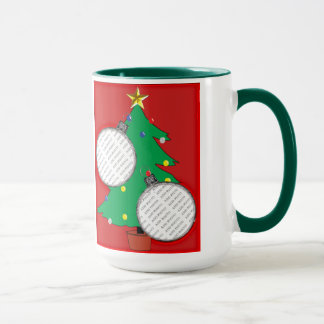 Christmas Tree with Your Photos Mug