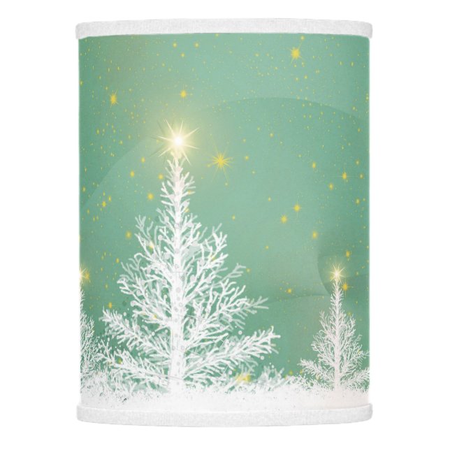 Christmas Tree Wonderland Art Lamp Shade (Front)