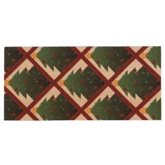 Christmas Tree Wood Flash Drive