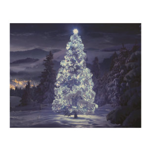 Christmas Tree  Wood Wall Art