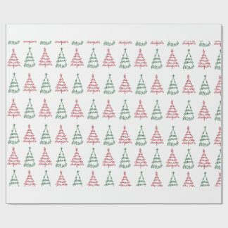 Christmas Tree Wrapping Paper