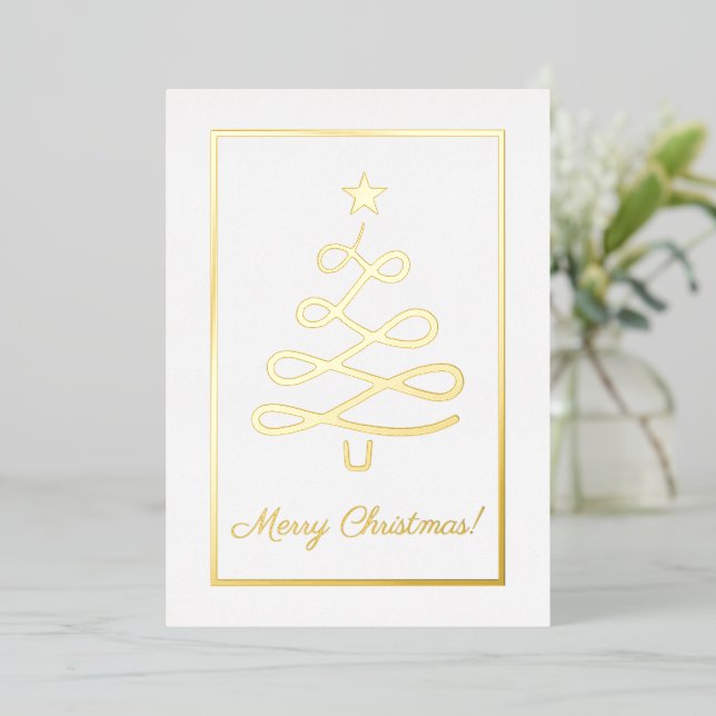 Christmas Tree Xmas Holiday with Your Words (Standing Front)