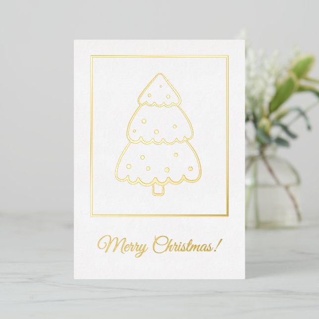 Christmas Tree Xmas Holiday with Your Words (Standing Front)
