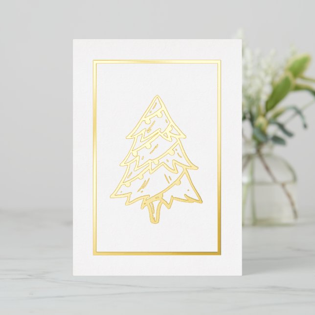Christmas Tree Xmas Holiday with Your Words (Standing Front)