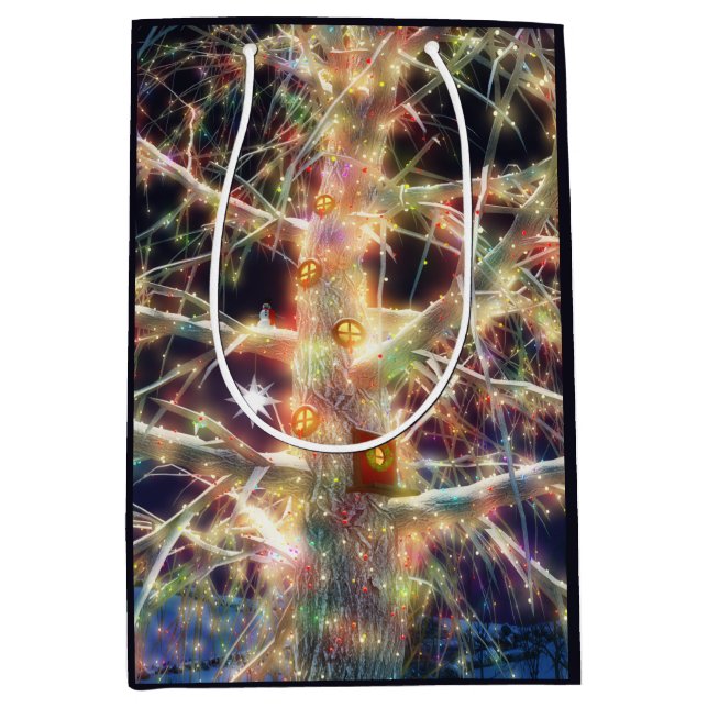 Christmas Treehouse Gift Bag (Front)