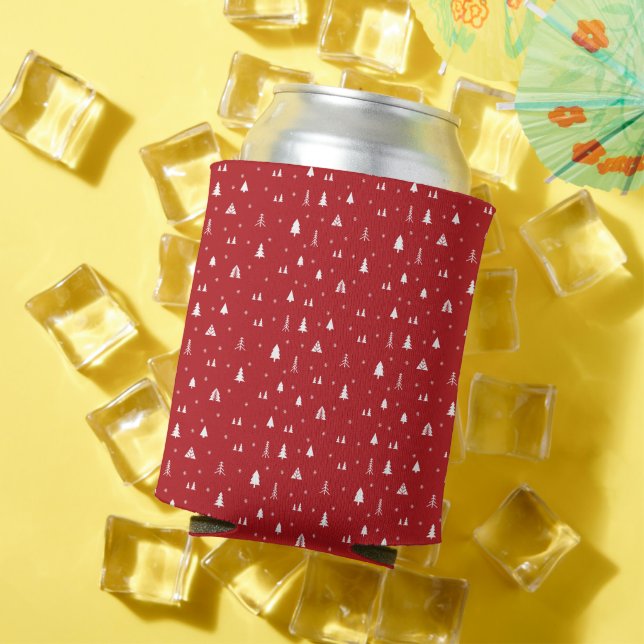 Christmas Trees and Snowflakes Can Cooler (In Situ Summer)