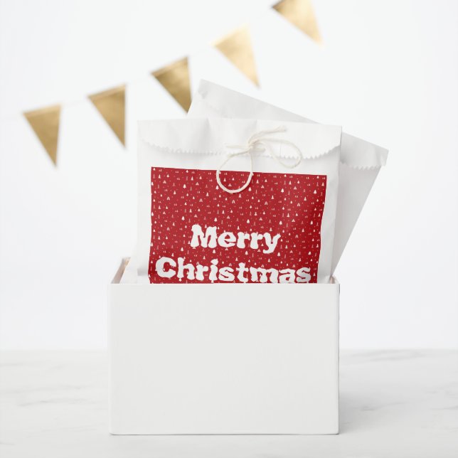 Christmas Trees and Snowflakes Favor Bags (Party)