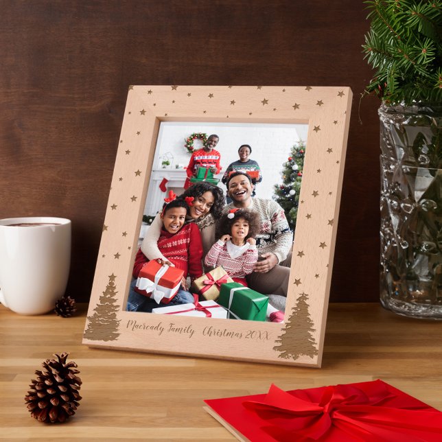 Christmas Trees and Starlight 10x8 Engraved Frames (Creator Uploaded)