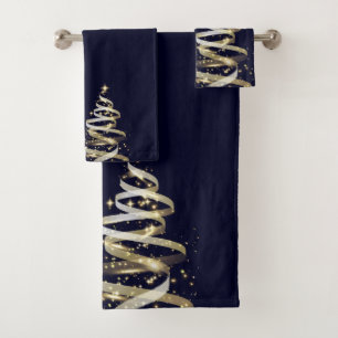 Christmas Trees Bath Towel Set