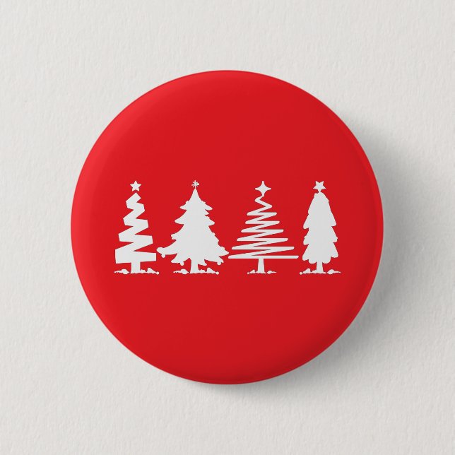Christmas Trees Button (Front)