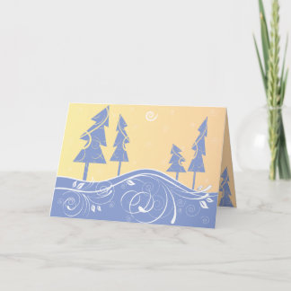 Christmas Trees card