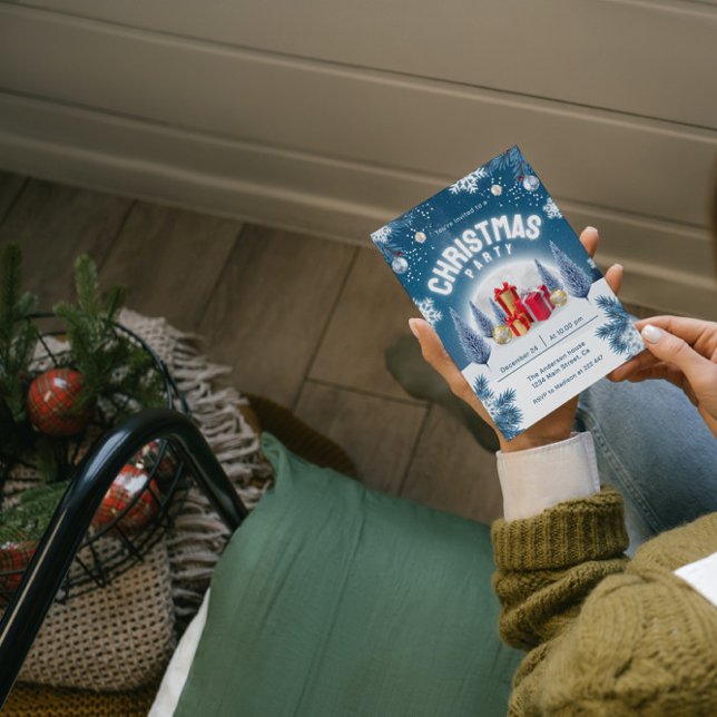 Christmas Trees Christmas  Invitation (Creator Uploaded)