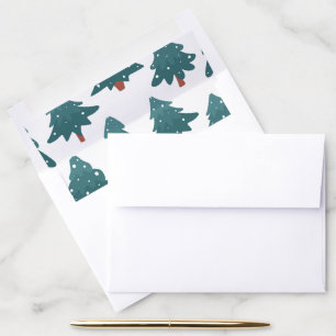 Christmas trees  envelope liner