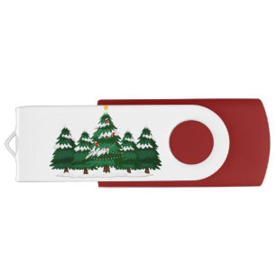 Christmas Trees Flash Drive