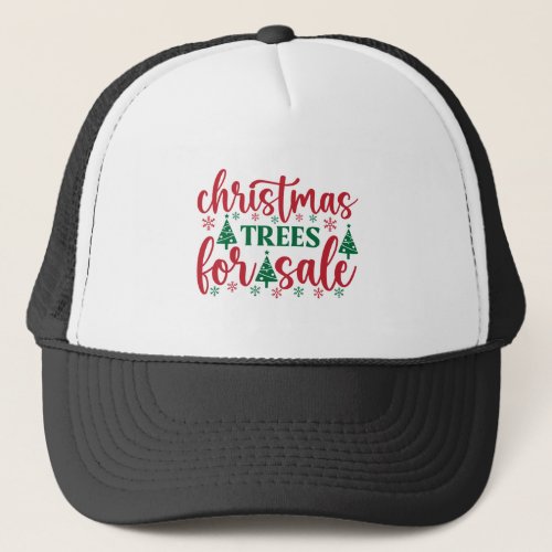 Christmas Trees For Sale Trucker Hat