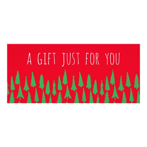  Christmas Trees Holiday Gift Certificate