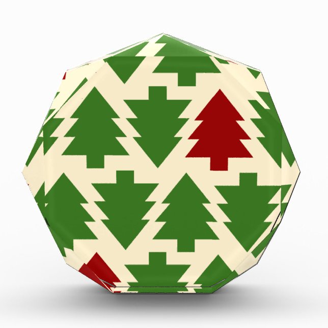 Christmas Trees Holiday Pattern Award (Front)