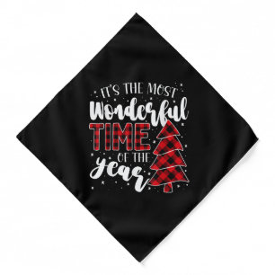 Christmas Trees It's the Most Wonderful Time of th Bandana