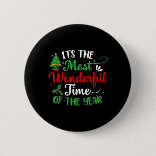 Christmas Trees It's The Most Wonderful Time Of Th Button