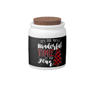 Christmas Trees It's the Most Wonderful Time of th Candy Jar