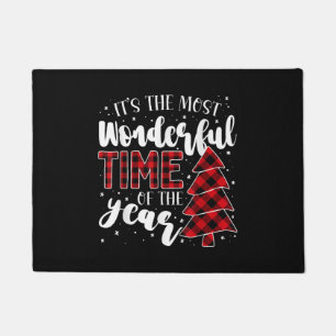 Christmas Trees It's the Most Wonderful Time of th Doormat
