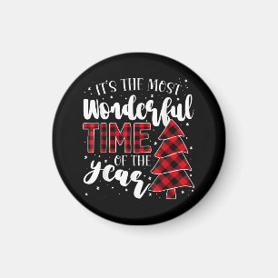 Christmas Trees It's the Most Wonderful Time of th Magnet