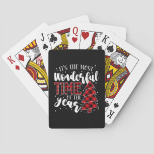 Christmas Trees It's the Most Wonderful Time of th Poker Cards