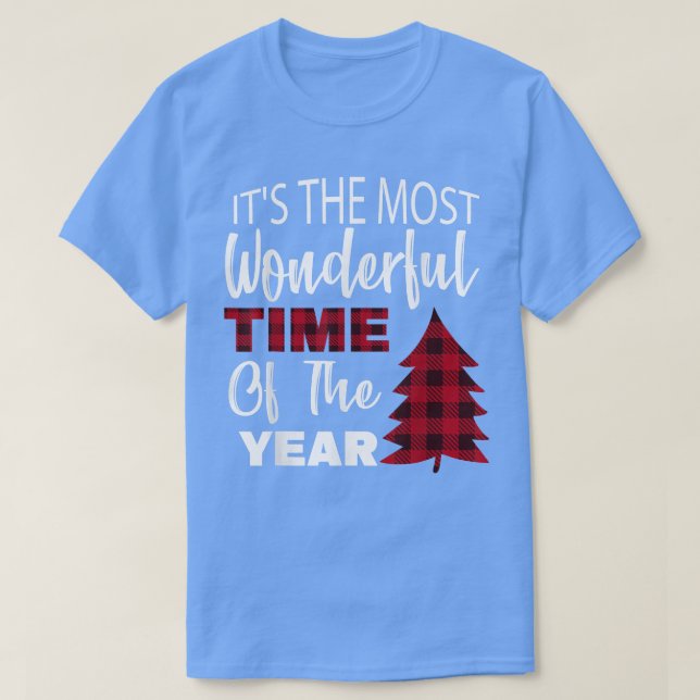 Christmas Trees It's The Most Wonderful Time Of Th T-Shirt (Design Front)