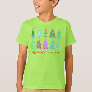 Christmas Trees! Kids Tee Shirt