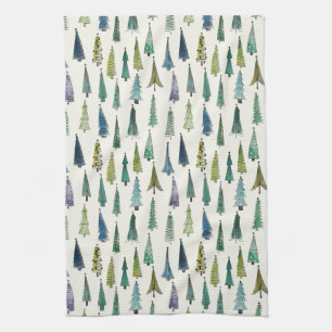 Christmas Trees Kitchen Towel