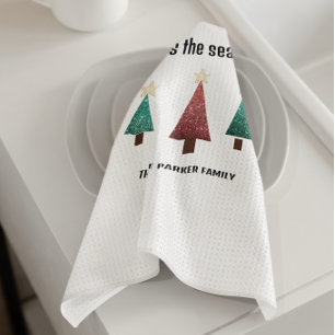 Christmas Trees Kitchen Towel