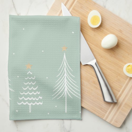 Christmas Trees Kitchen Towel