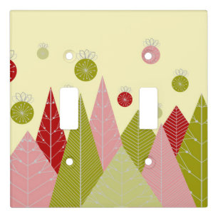 Christmas Trees Light Switch Cover