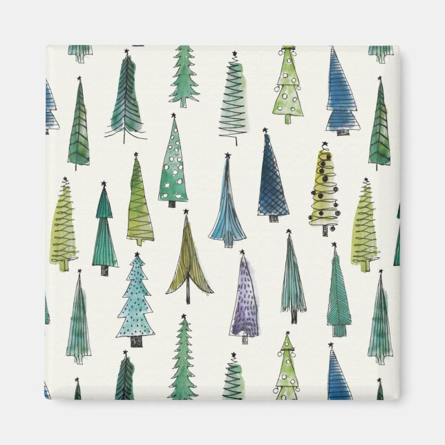christmas trees magnet (Front)