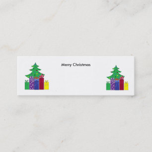 Christmas Trees Mini Business Card