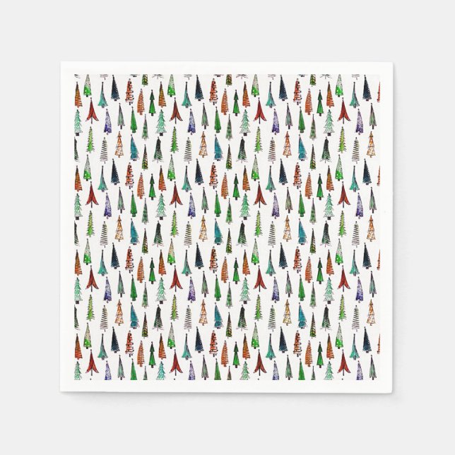 Christmas trees  napkins (Front)