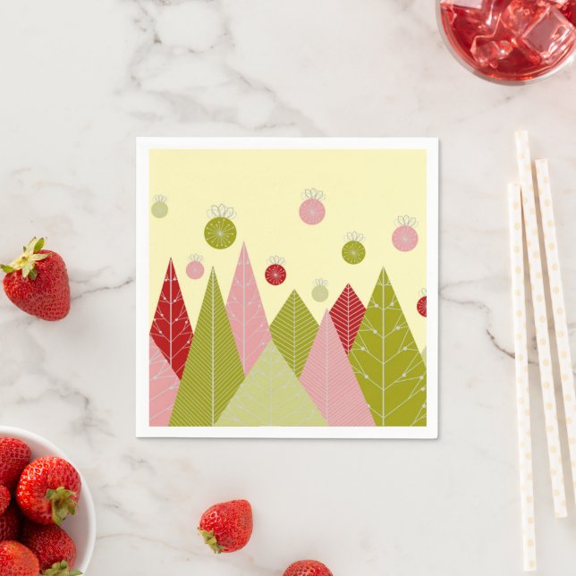 Christmas Trees Napkins (Insitu)