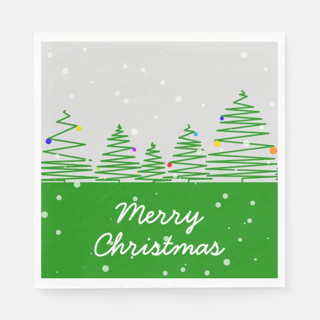 Christmas Trees Napkins (Front)