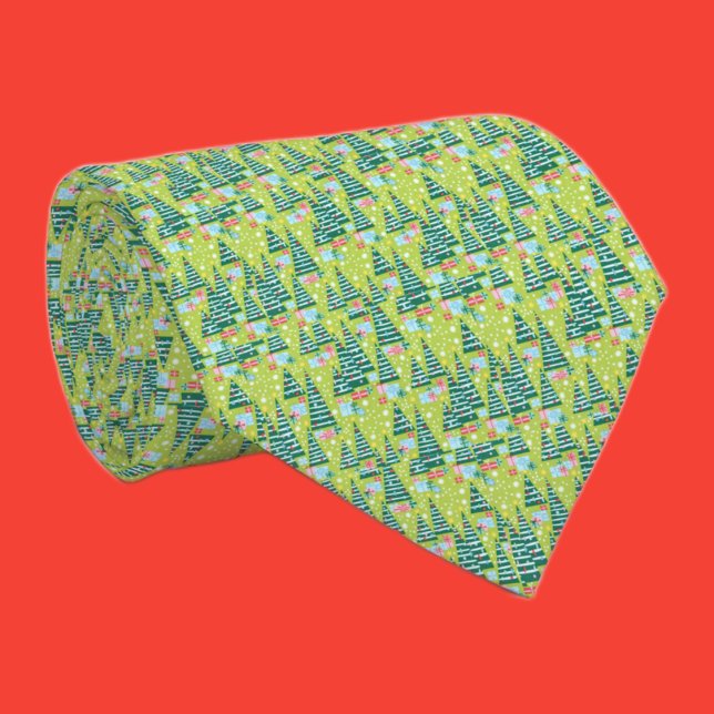 Christmas Trees Neck Tie (Creator Uploaded)