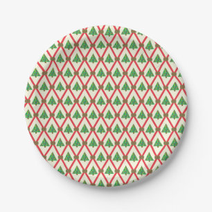 Christmas Trees Paper Plates