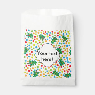 Christmas trees pattern favor bag
