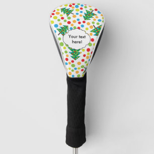 Christmas trees pattern golf head cover