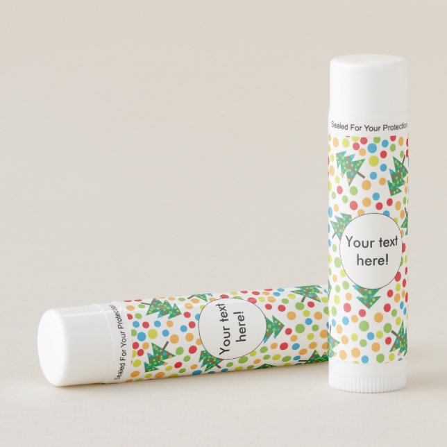 Christmas trees pattern lip balm (Front)