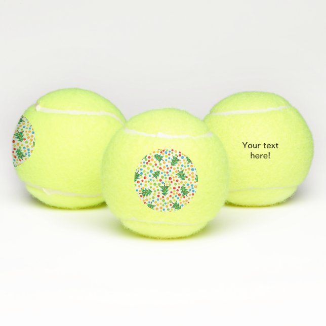 Christmas trees pattern tennis balls (Multi)
