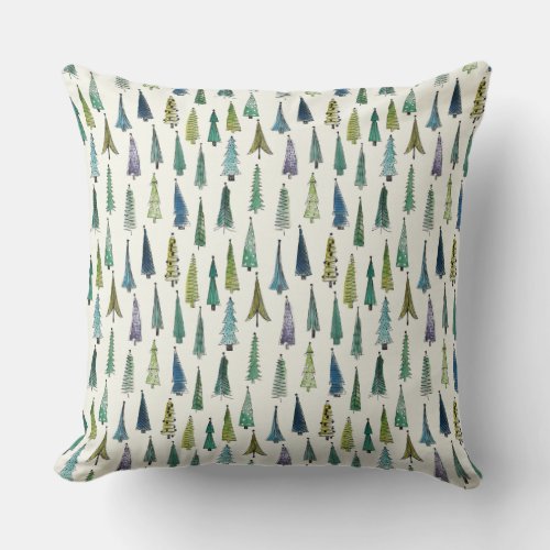 christmas trees pillow