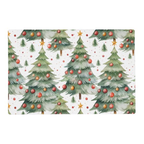 Christmas Trees Placemat