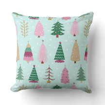 Christmas Trees & Polka Dots Pattern Reversible