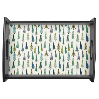 Christmas Trees Serving Tray