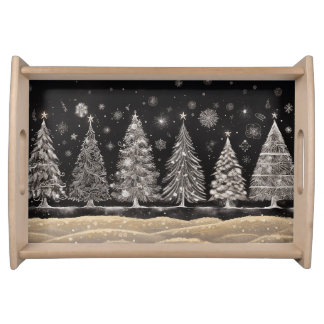 Christmas Trees serving Tray